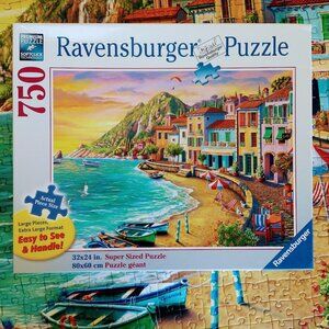 750 Piece Ravensburger Large Format Puzzle Romantic Beach